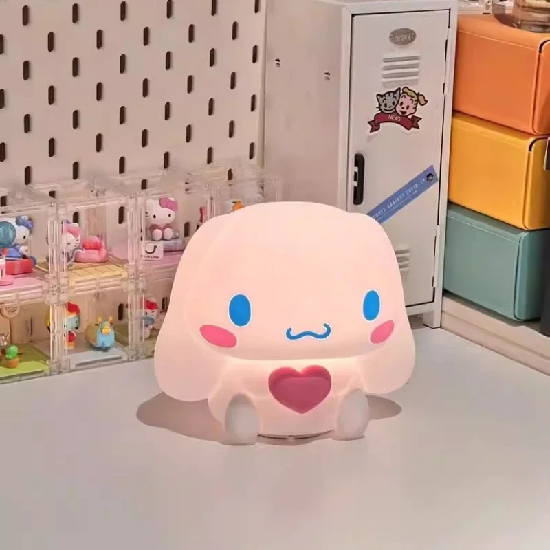 

Sanrio Cute Cartoon Cinnamoroll Bedroom bedside Remote Control Atmosphere Pat Small Night Light Home Decoration Birthday Gift