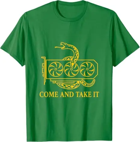 Come and Take It Gpu Ai Humor Lustiges Schlangen-T-Shirt Y2k Herrenmode Sarkastisches Spruch-T-Shirt Personalisierte Streetwear-Kleidung Neuheit – Detail 9