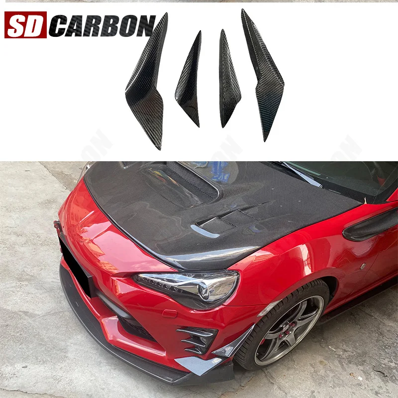 

for Toyota FT86 GT86 front bumper inner carbon fiber fiberglass front bumper divider Car Accessories