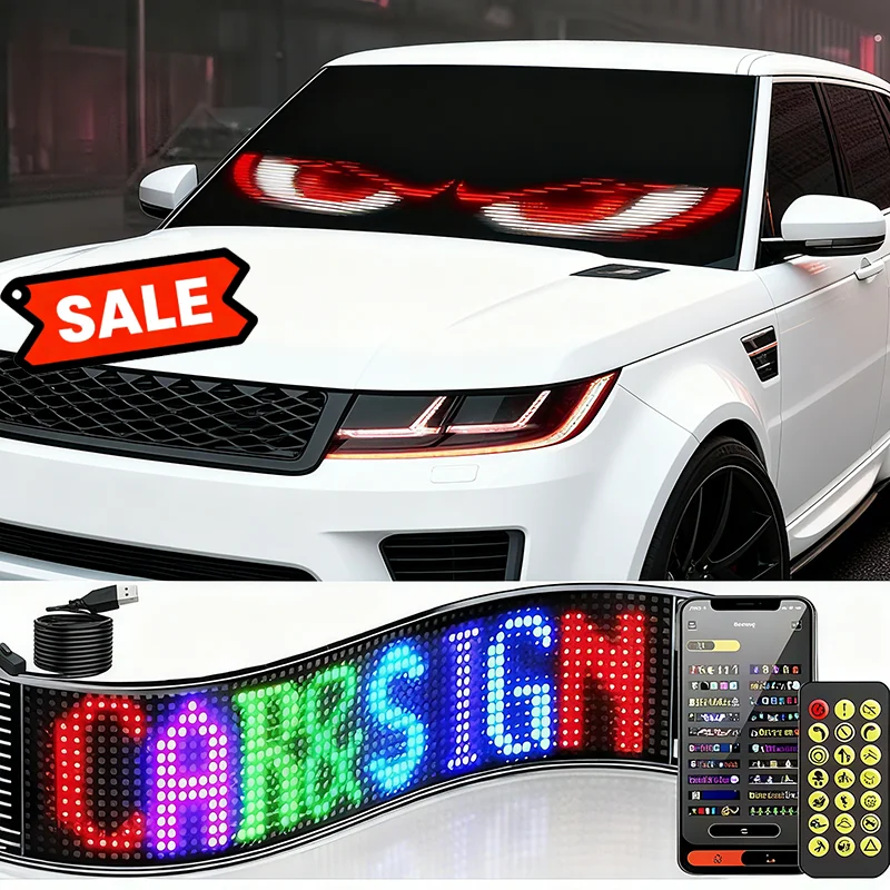 

Usb Power Bluetooth App Control Гибкое программируемое освещение своими руками для магазинов Праздничный автомобиль Светодиодный знак Светодиодная матричная пиксельная панель с