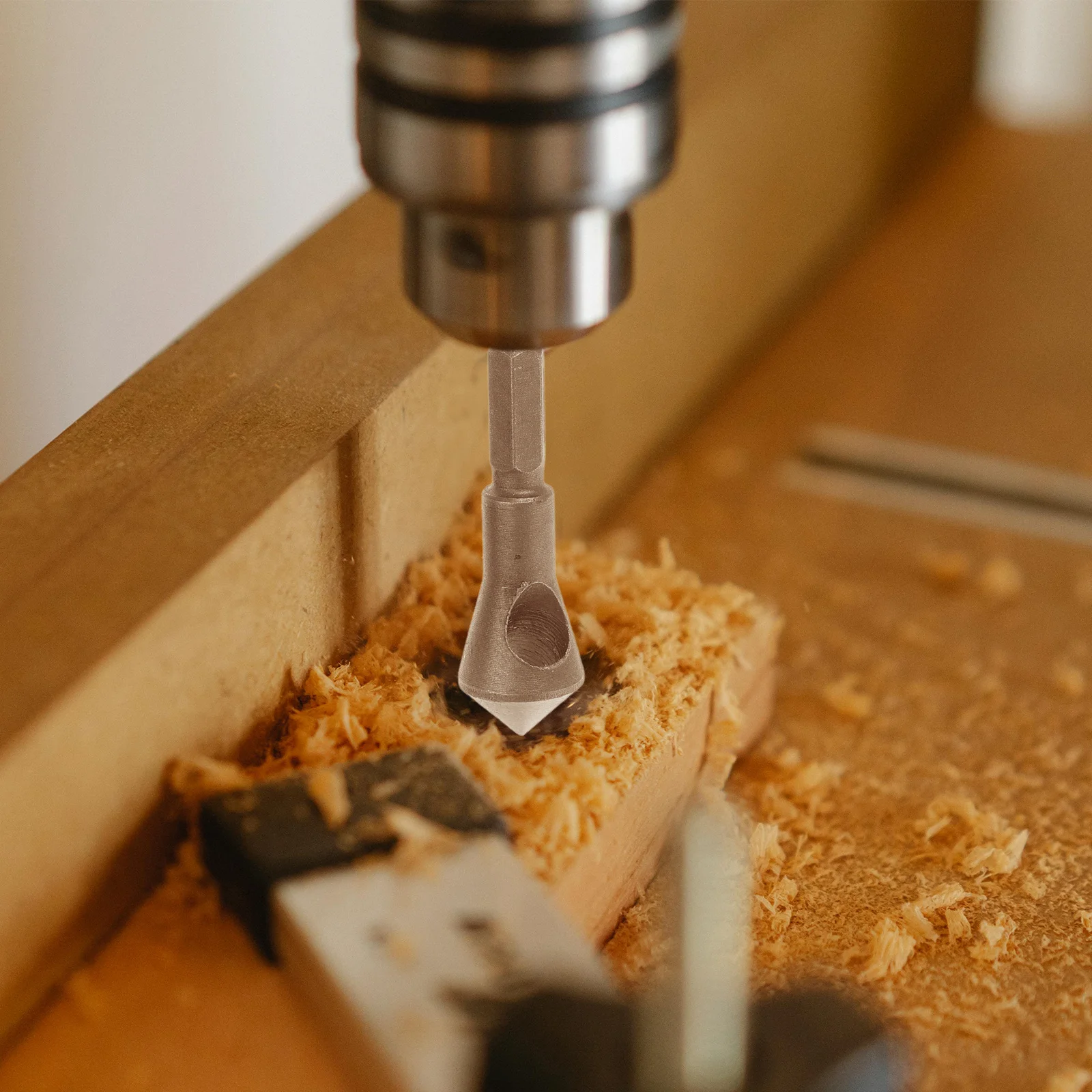 

3Pcs Countersink Deburring Bit Cobalt Steel High Hardness Rustproof Chamfer Tool for Plastic Aluminum Copper PVC Sheet