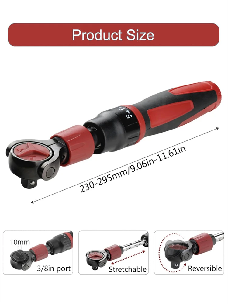 3/8 بوصة محرك اسئلة وجع الصلب 72 الأسنان اسئلة مرنة رئيس وجع مع الإفراج السريع عكسها مفاتيح وجع #4