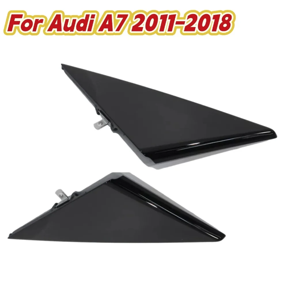 4G 8837637 Um 4G 8837638 Um asa do carro porta lateral espelho retrovisor triângulo guarnição capa moldagem painel de canto para a7 2011-2018