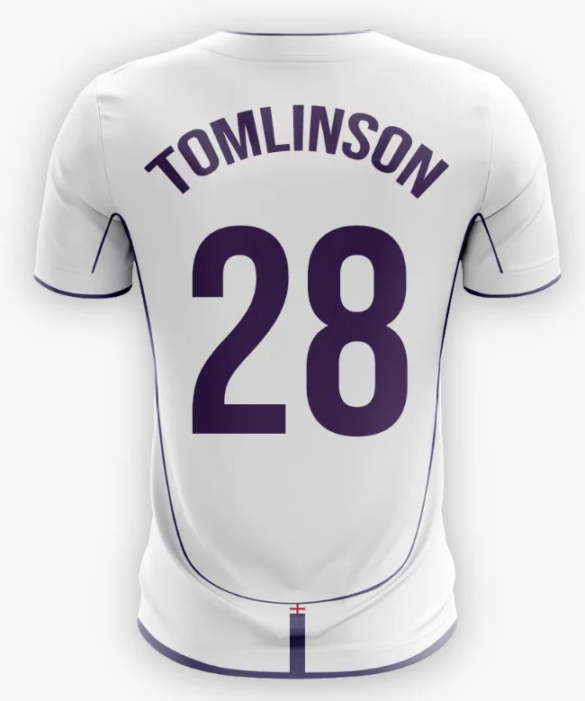 

Summer Men's European Cup England Team Same Jersey Breathable Quick-drying Short Sleeves