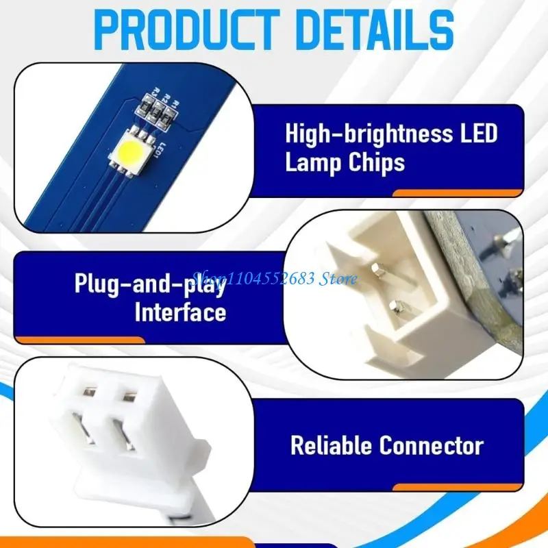 9.06Inch 24V Plug Play LED Light Strips For 3D Printer Includes 4 Strong Magnets 