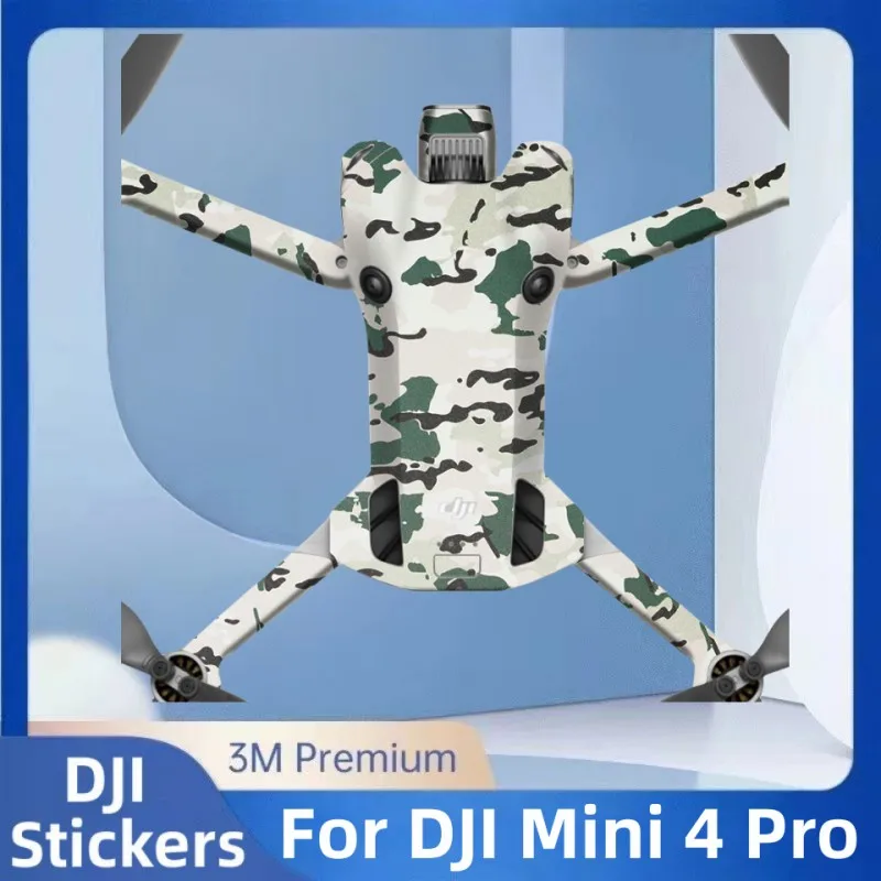 For DJI Mini 4 Pro Decal Skin Camera Drone Sticker Vinyl Wrap Anti-Scratch Film Protector Coat Mini4 Pro / Mini 4Pro / Mini4Pro