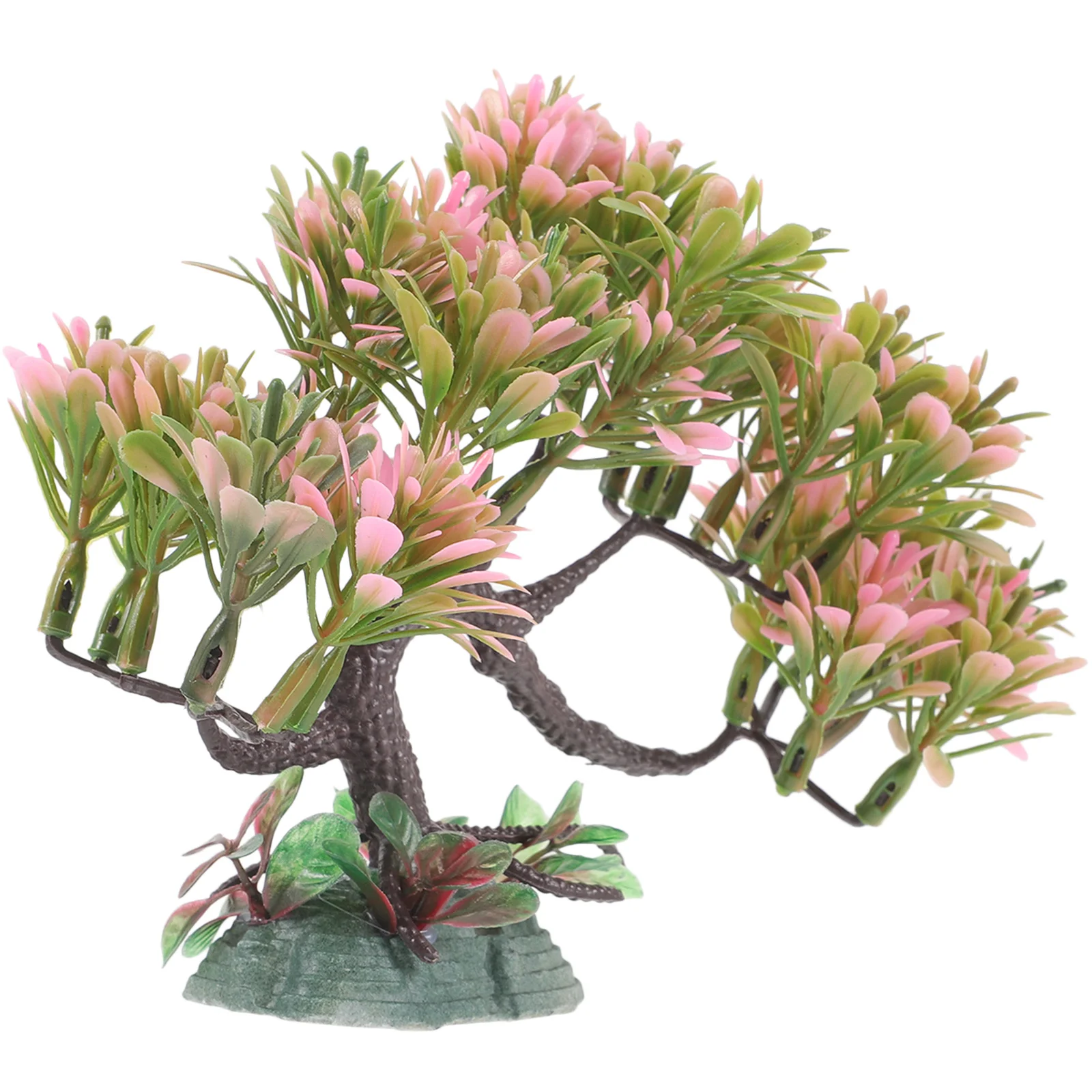 

Aquarium Fake Small Tree Plant Realistic Simulation Fish Tank Decoration Plastic Aquarium Landscaping Prop Fish Tank Decorations