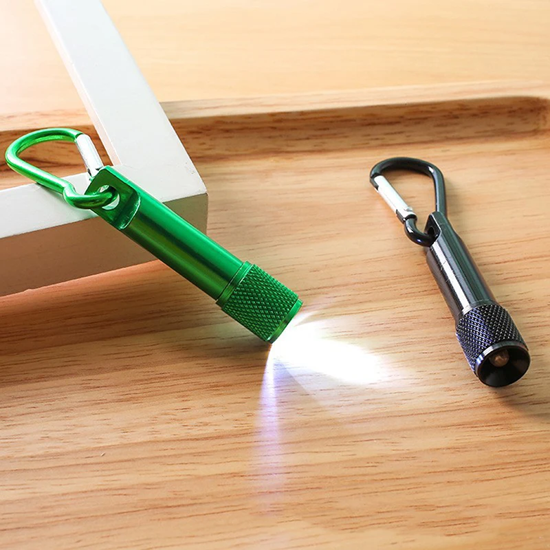 مصباح يدوي صغير بحلقة تسلق، ضوء LED قوي لركوب الدراجات الليلية والاستخدام اليومي، شعلة سلسلة المفاتيح المحمولة #1