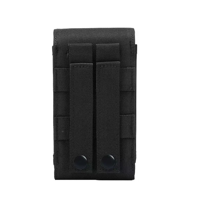 Tas Pinggang Sarung Ponsel Universal Sabuk Nilon Militer Taktis Tentara untuk Casing Ponsel Pintar Samsung Iphone Huawei Xiaomi Nokia