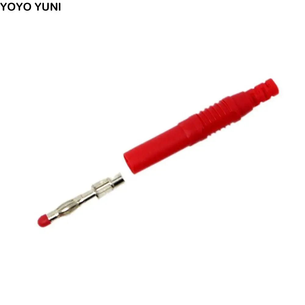 5pcs Test Seat 4mm Plug Banana Plug Stackable Binding Post Banana Socket Black Red Banana Jack For Instrumentation