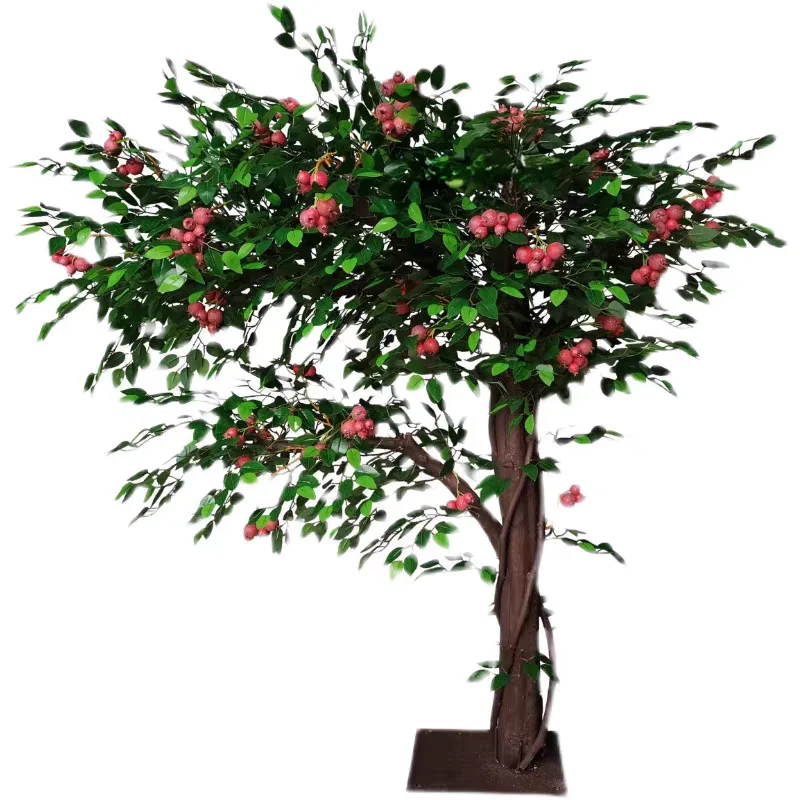 

Simulated Hawthorn Tree False Fruit Tree Indoor and Outdoor Horticultural Hotel Shopping Mall Artificial Landscape Tree