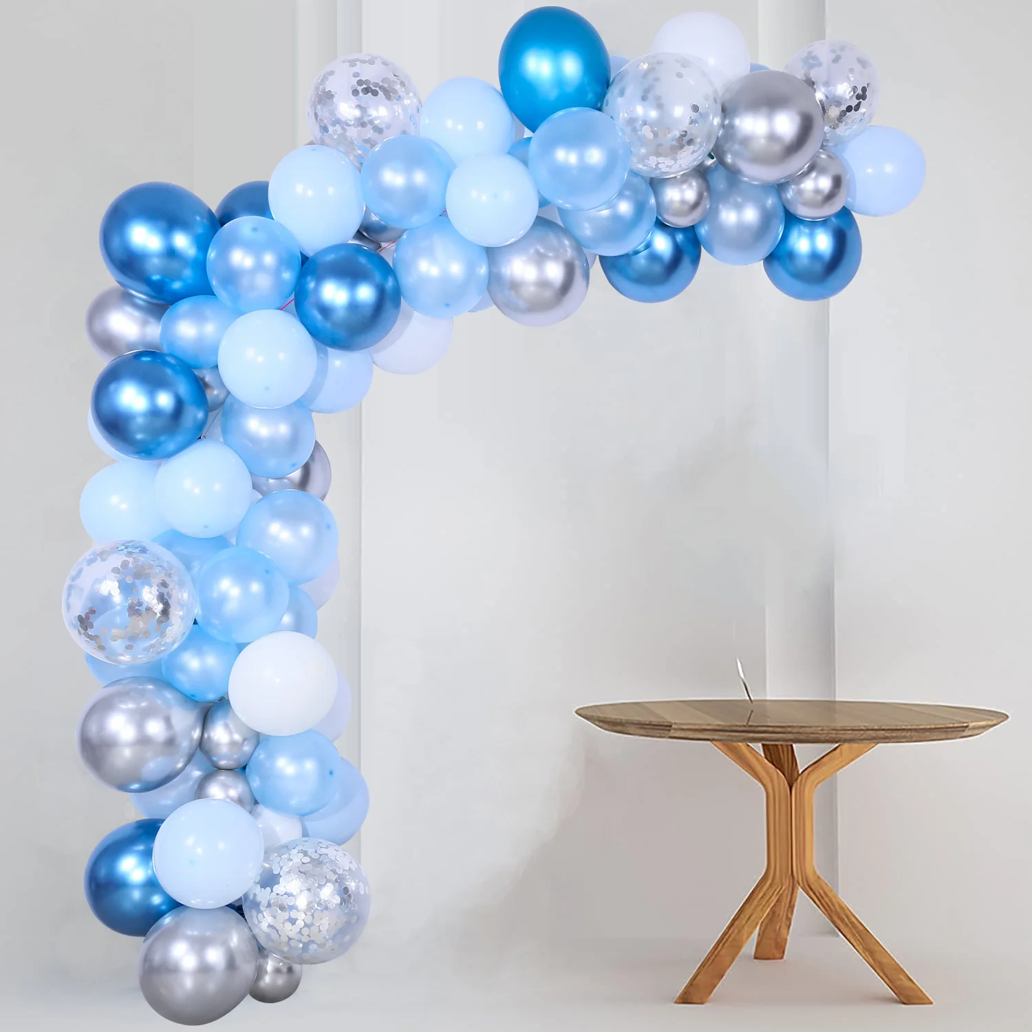 New birthday party background balloon arch set wedding confession decoration balloon chain combination