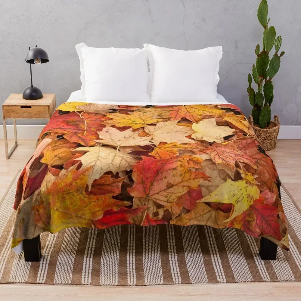 

Leaf Me Alone Throw Blanket Decorative Sofas Sofa Loose Blankets