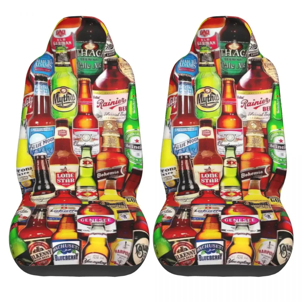 99 Bottles Of Beer On The Wall Car Seat Cover Custom Printing Universal Front Protector Accessories Cushion Set