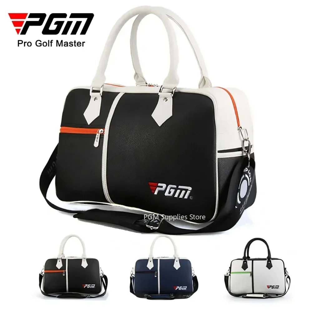 PGM Golf Clothing Bag Men's and women's PU Shoes bag Cross Body Shoulder Bag Large capacity ultra light and portable YWB017 new