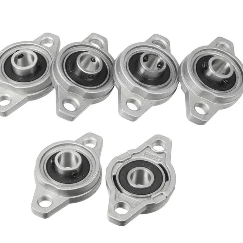 10PCS KFL08 KFL000 KFL001 KFL002 KFL003 KFL004 KFL005 8 12mm Pillow Block Rhombic Bearing ZINC Alloy Insert Linear Bearing Shaft