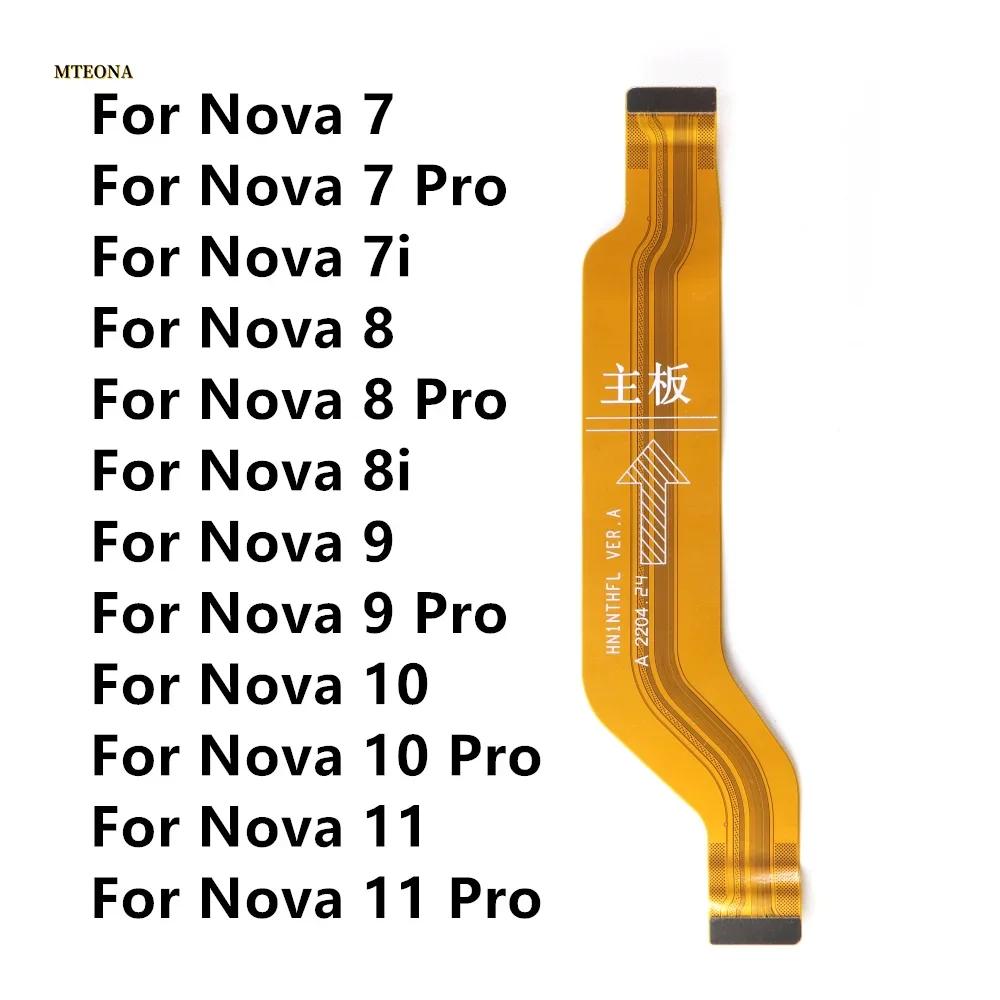 

Для Huawei nova 8 9 10 11 Pro 8i 7i: Главный соединительный кабель материнской платы (гибкий шлейф), запасные части