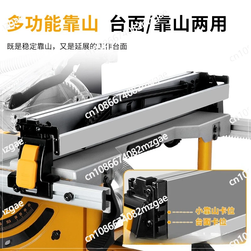 10 Inch Tube Rack Portable Woodworking Push Table Saw Multifunctional Desktop Board Cutting Machine