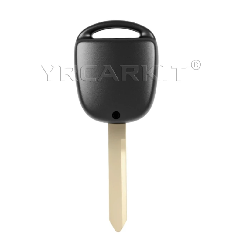 Para Toyota Yaris Avensis Corolla Carina llave de coche de Control remoto 433MHZ 4C Chip P/N: 89071-05010 Fob TOY47 batería de hoja