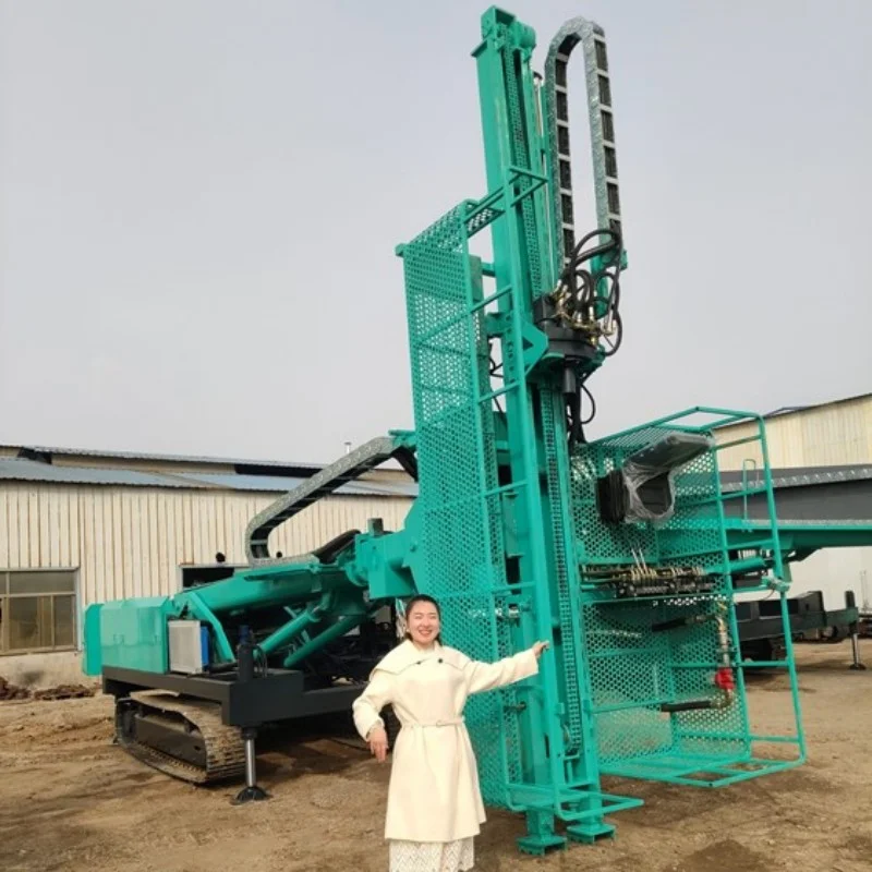 150-250mm diameter High Lifting Crawler Anchor Drilling Rig Machine Mine Drilling Rig Low price