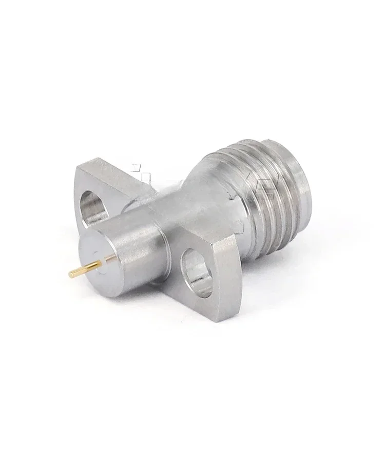 

JJ tool partsMother Metal Through Wall Connector Two Hole Flange 8.9mm 26.5G Tail Round Pin SMA-KFD0601