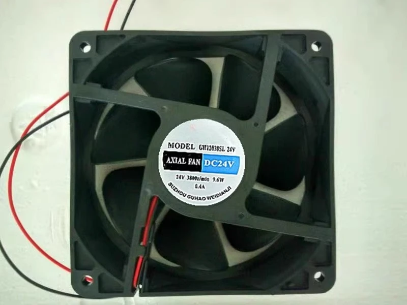 

Для Guhao 12038 вентилятор постоянного тока GH12038SL24V вентилятор с большим объемом воздуха, вентилятор охлаждения сварочного аппарата с преобразователем частоты