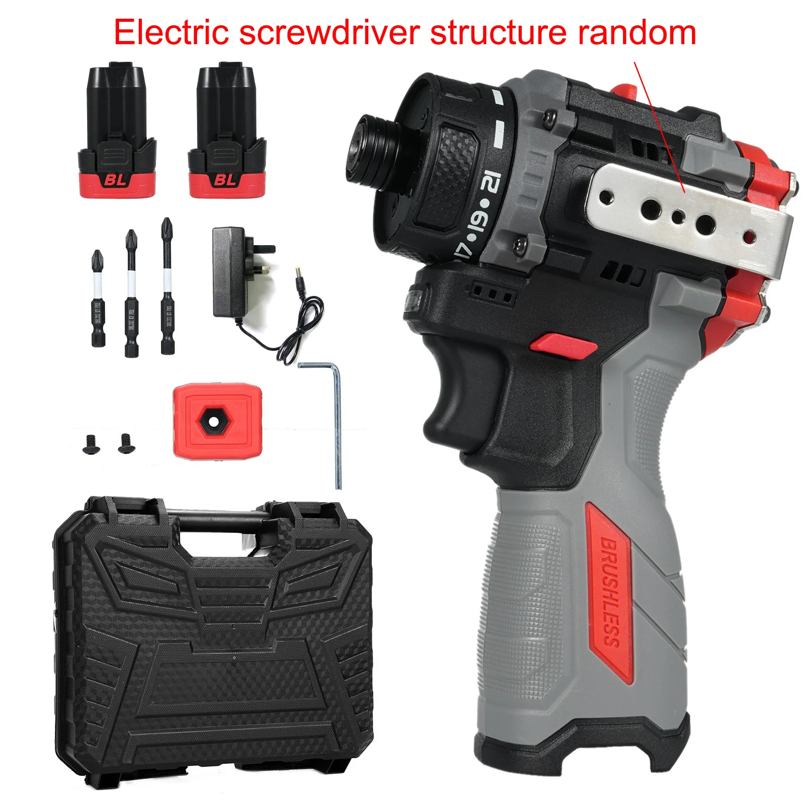 

Professional 16.8V Brushless Impact Driver Kit - 45Nm 2-Speed for Metal Self-Tapping Wood/PVC/ABS Fastening