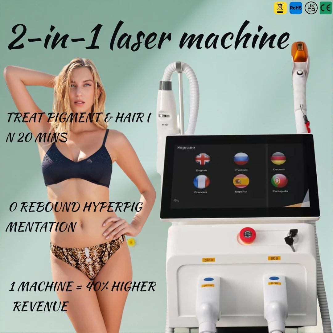 4000W 808nm Lasting Hair-Free Results skin rejuvenation Permanent Painless Ice Cold Epilator 4Wavelengths for Women Men Factory