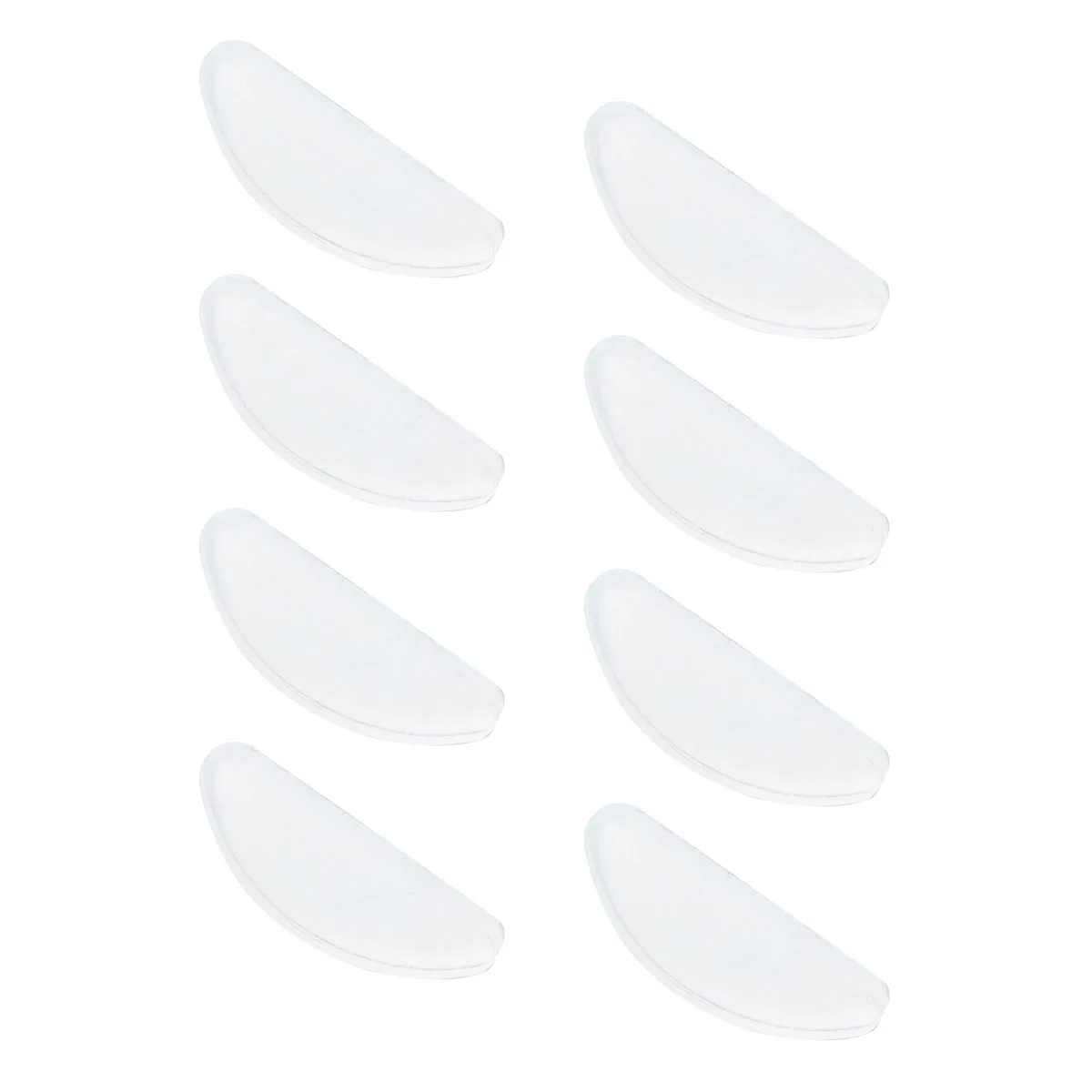 

10Pcs Adhesive Silicone Nose Pads for Eyeglasses Sunglasses Non-Slip Thin Non-Reusable Pads White Silicone Bridge Nose Pad
