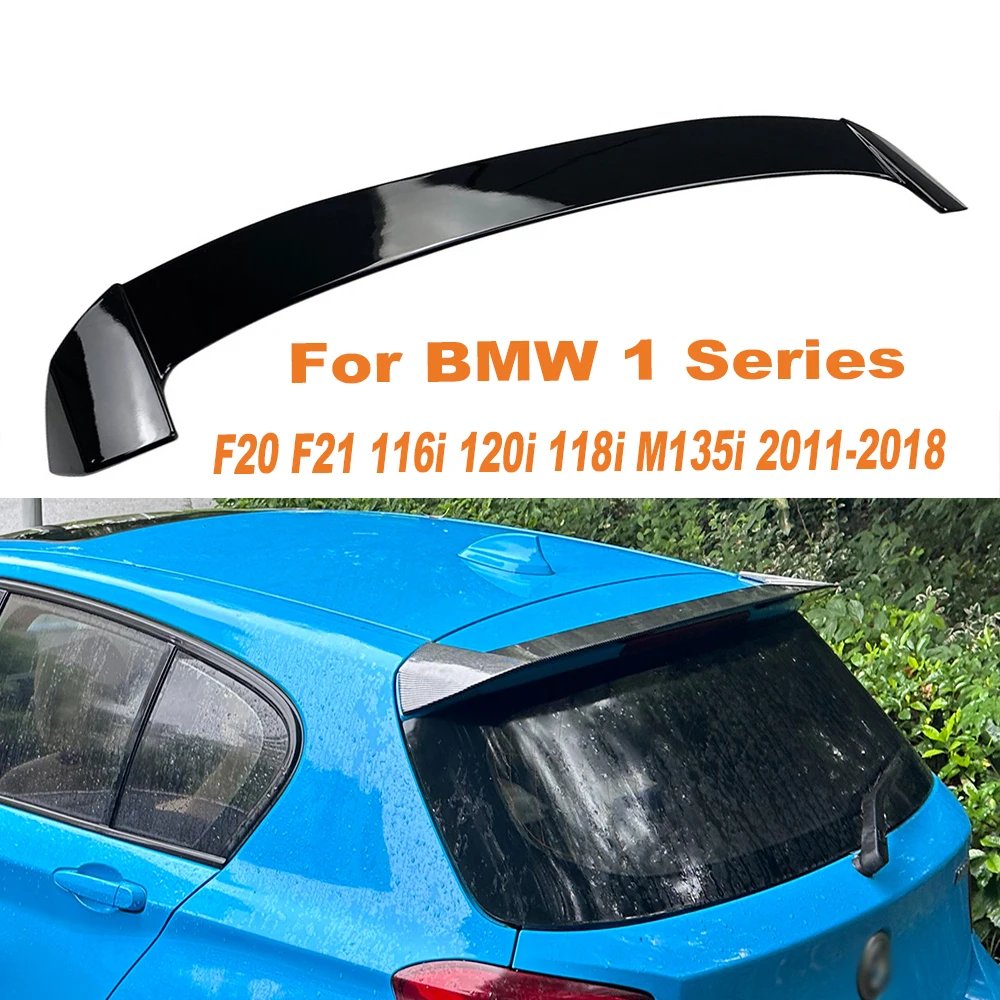 

Car Tail Wings Fixed Wind Spoiler Rear Wing Auto Decoration Accessories For BMW 1 Series F20 F21 116i 120i 118i M135i 2011-2018