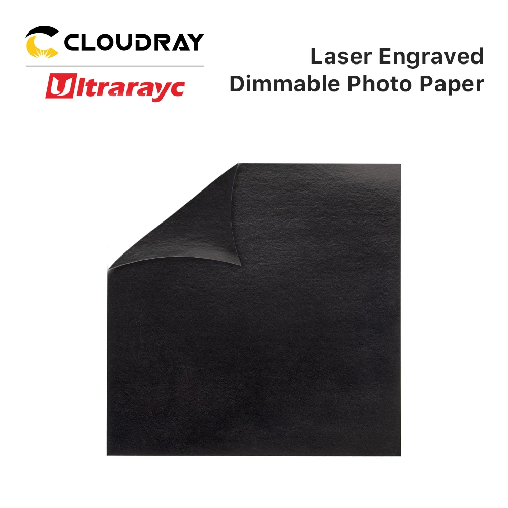 Ultrarayc Dimmable Photo Paper for Fiber Co2 UV Laser Marking Welding Cutting Machine Performance Spot Quality Debugging