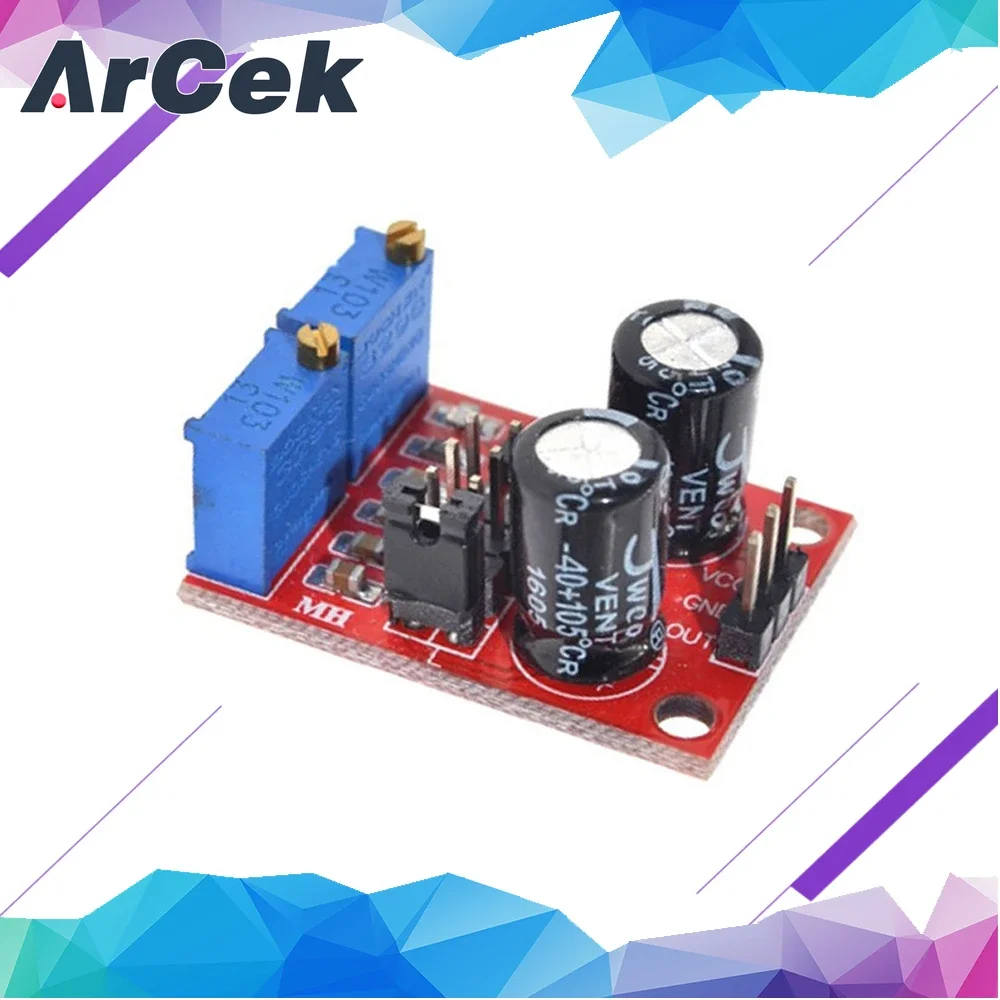 1PCS NE555 Pulse Frequency, Duty Cycle Adjustable Module,square/rectangular Wave Signal Generator,stepping Motor Driver