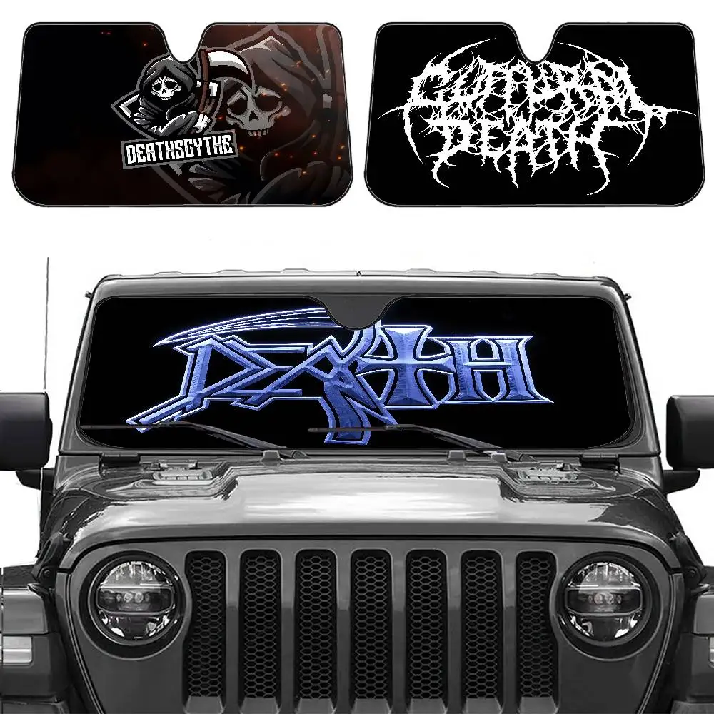 

D-Death Ramps Logo Sunshades Reflector Anti UV Protector Custom Car Sunshade Auto Sunshade Universal Sun Shade Summer 2025