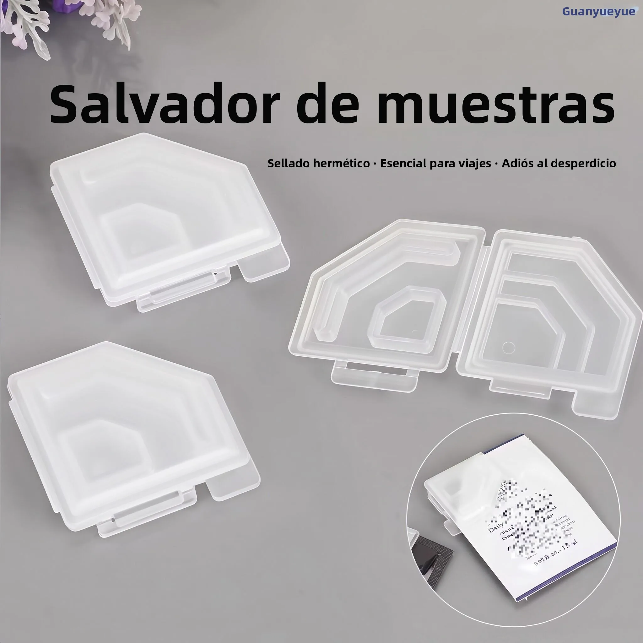 Pinza Selladora Portátil para Muestras, Cosméticos, Uso Doméstico, Conservación de Frescura, a Prueba de Humedad,  Tamaño