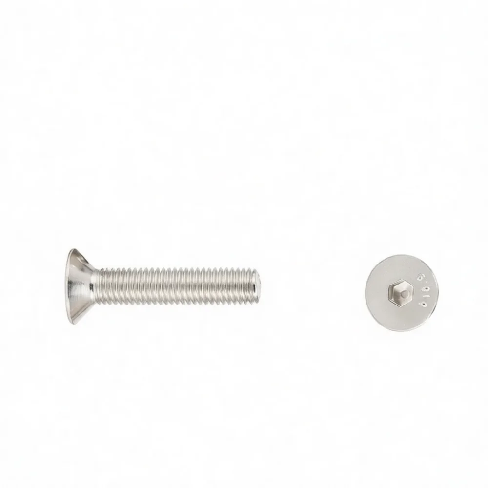 Reliable 12.9 Grade Metric Flat Socket Head Screw Steel Countersunk Bolt Professional Industry Component Hardwares Tool