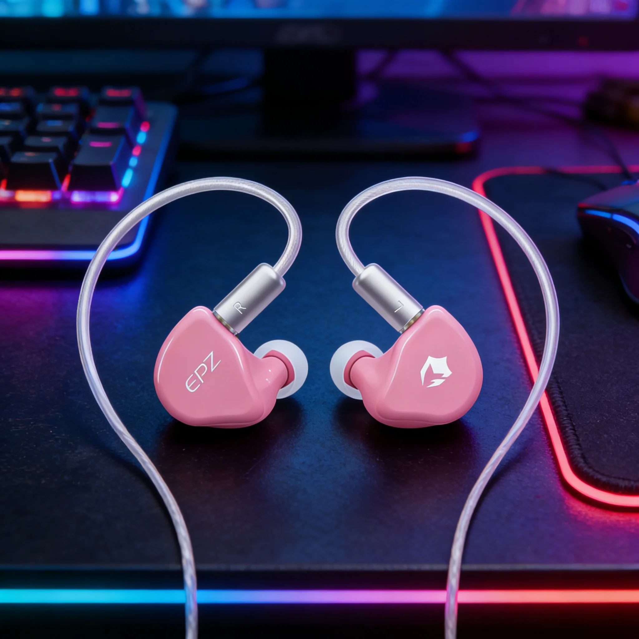 

Игровые проводные внутриканальные наушники EPZ G20 для киберспорта, компьютерных FPS-игр, с локализацией звука, шумоподавлением, Hi-Fi и микрофоном