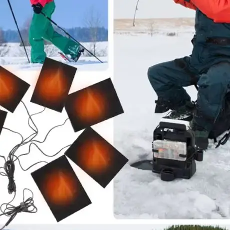 แผ่นทำความร้อนแบบเสื้อกั๊ก 3 ระดับ ใช้พอร์ต USB สำหรับเสื้อผ้าทำความร้อน DIY สำหรับกิจกรรมกลางแจ้ง ตั้งแคมป์ เดินป่า เล่นสกี ปั่นจักรยานในฤดูหนาว