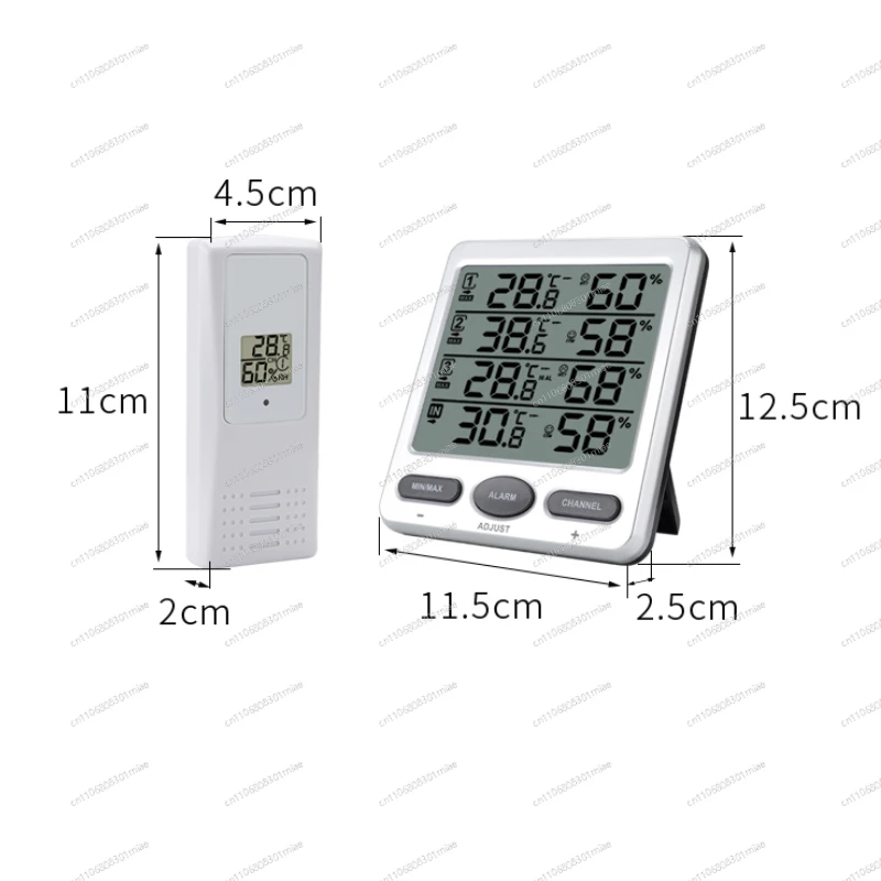 Digital thermometer and hygrometer mini wireless LCD multi mini weather station display