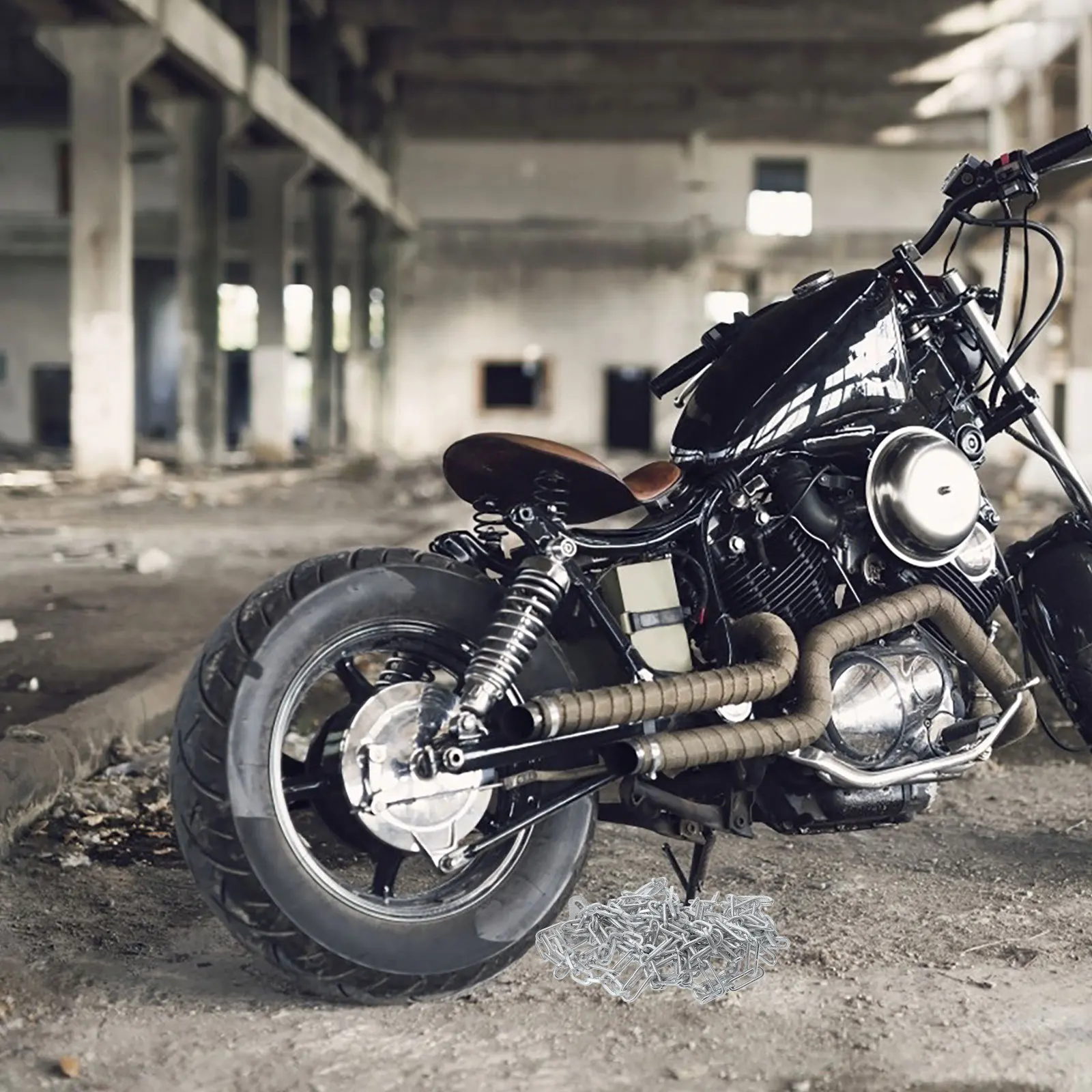 

Snow Chain For Tires Heavy Duty Motorcycle Tire Chains Slip Resistant Wheel Chains For Snow Ice Universal Fit Electric Bike