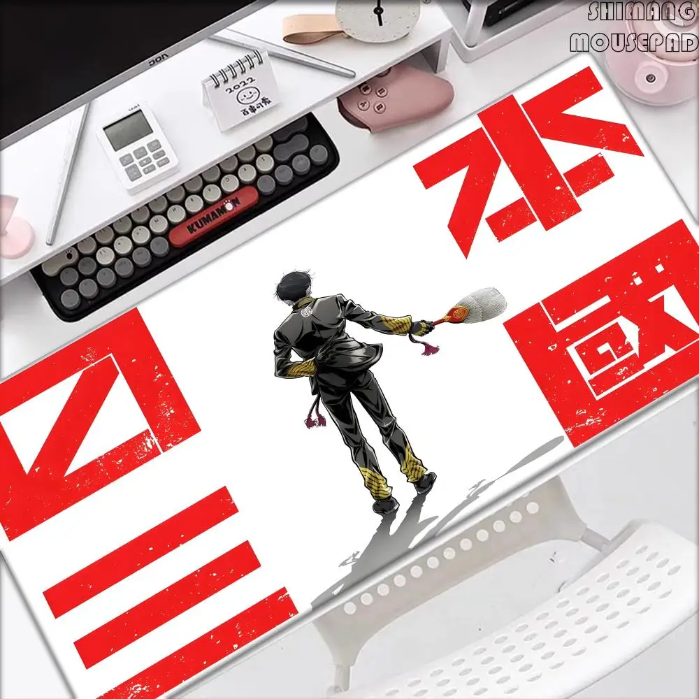 XXL Mouse Pad Anime Nippon Sangoku Mouse Pad Large Keyboard Mouse Pad PC Keyboard Gaming Desk Pad Laptop Computer 900x400 Mouse