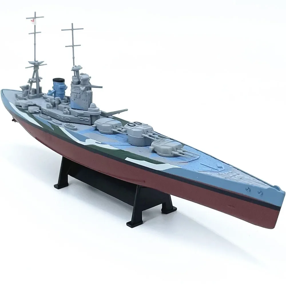 1: 1000 Scale Royal Navy battleship Alloy Warship World  Decorative Model Toys Gift Collectible Gift