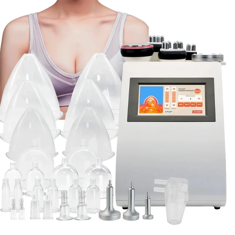 

2025 New Ultrasonic Cavitation Slimming Machine Vacuum Massage Therapy with Suction Cupping for Buttocks Home Use 40KHz