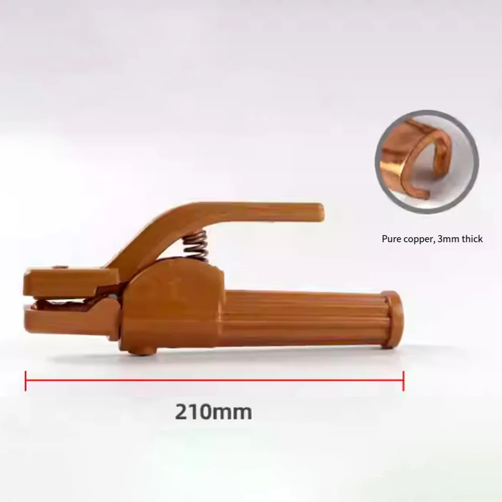 Ergonomic Design Welding Clamp Industrial Use Heavy Duty Electrode Excellent Electrical Conductivity Fatigue-free Operation