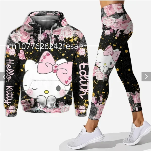 

Customize Minnie 3D Hoodie Women's Hoodie Set Mickey Yoga Pants Sweatpants Women's Disney Yoga Hoodie Leggings Fashion Tracksuit