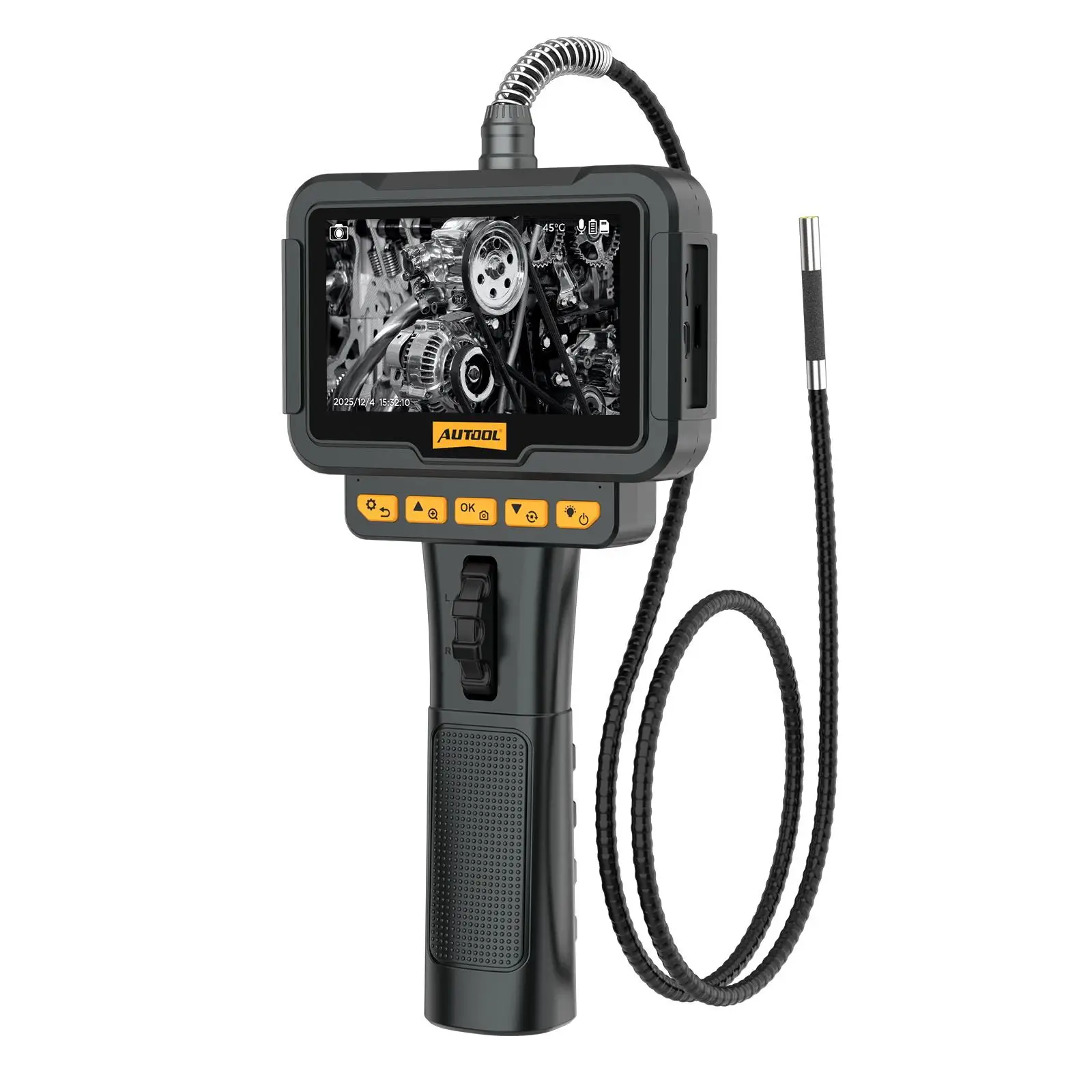AUTOOL SVB208 Car Body Inspection Borehole Wireless Battery Powered 3.7V Articulating Borescope Camera with 3-Year Warranty