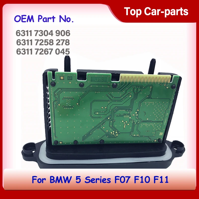 Headlight Control Module Ballast 63117304906 63117258278 63117267045 For BMW 5 Series F07 F10 F11