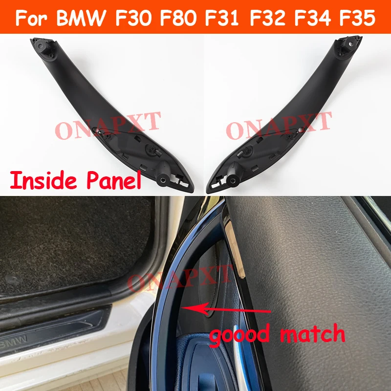 For BMW 3 4 Series M3 M4 F30 F80 F31 F32 F33 F34 F35 F36 F82 Upgraded Interior Door Pull Handle Inside Panel Trim Replacement