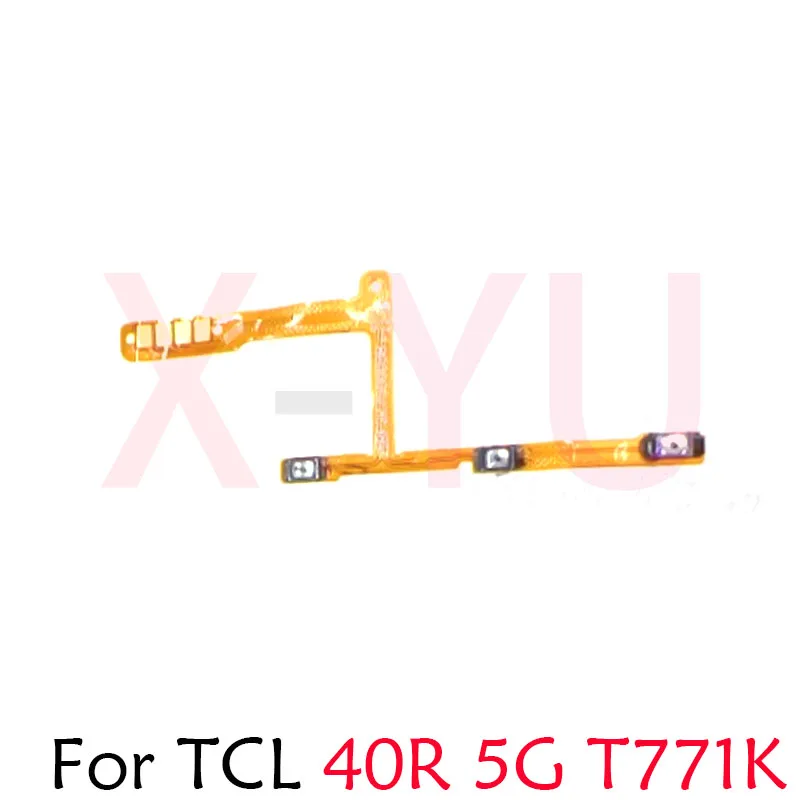 For TCL 40 SE 40SE / 40R 5G T771K T771 / 40 XE 5G T609 / 30 5G T776H Power On Off Switch Volume Side Button Flex Cable