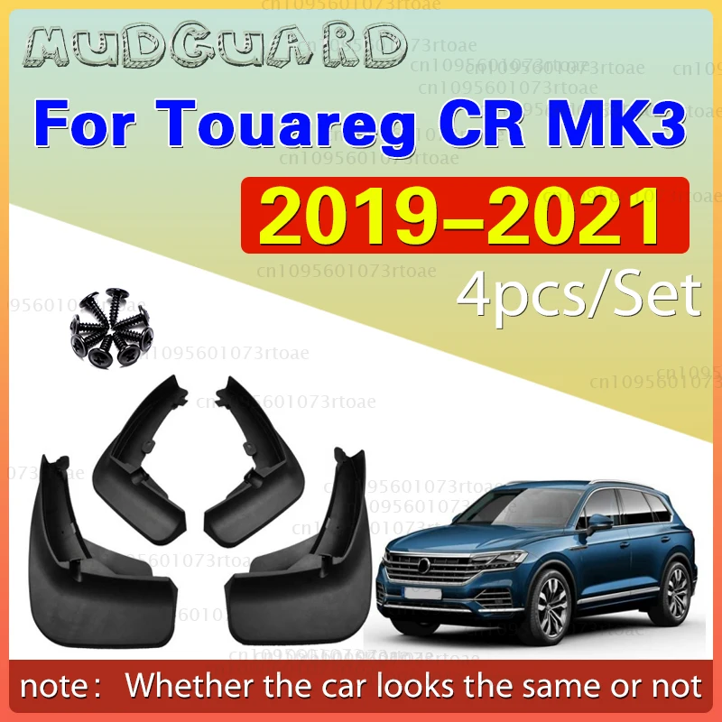 

For VW Volkswagen Touareg 3 MK3 2019 - 2021 Molded Mud Flaps Mudguards Mudflaps Splash Guards Front Rear Car Styling Front Rear