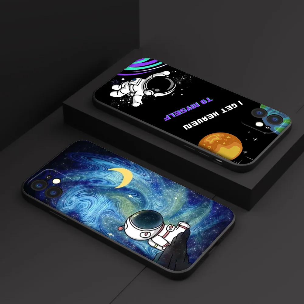 Moon Stars Astronaut Sky New High-End Soft Case for Huawei Nova 5T 4E 3i 3 2 2i Y6 Y6P Y7 Y9 Honor 20 20s 9X 7C Prime Lite 2019